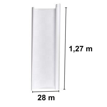 Folia rolka carbon 3D biała 1,27x28m