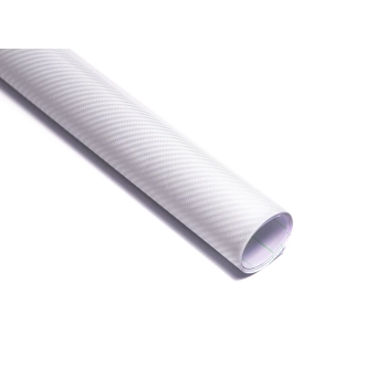 Folia rolka carbon 4D biała 1,52x30m