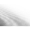 Folia odcinek carbon 4D biała 1,52x0,5m