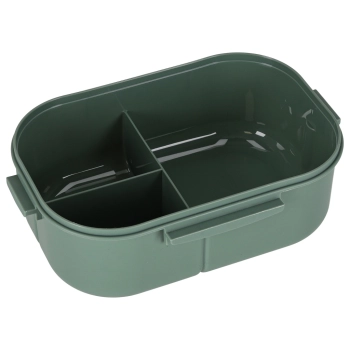 Lunch box śniadaniówka pudełko śniadaniowe z przegródkami dzielone 1200ml zielone