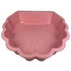 Piaskownica zamykana basen Muszelka Twins podwójna 2w1 160x87,5x19,5cm różowa