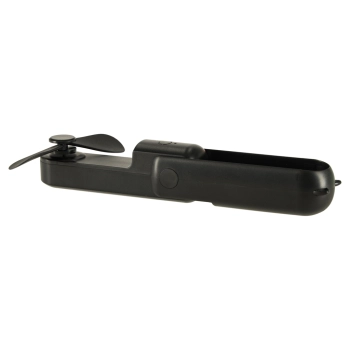 Wiatrak biurkowy wentylator mini ręczny składany wiatraczek przenośny USB czarny