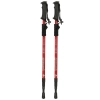 Kijki kije trekkingowe do nordic walking składane 2 sztuki czerwone