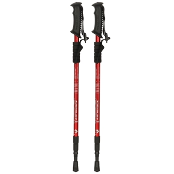 Kijki kije trekkingowe do nordic walking składane 2 sztuki czerwone