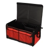 Organizer do bagażnika torba do samochodu czarny czerwony 58x37x32