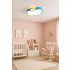Lampa LED sufitowa plafon do pokoju dziecięcego ściemniana LUMELA + pilot chmurka niebieska