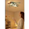 Lampa LED sufitowa plafon do pokoju dziecięcego ściemniana LUMELA + pilot samolot