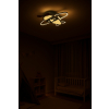 Lampa LED sufitowa plafon do pokoju dziecięcego ściemniana LUMELA + pilot samolot