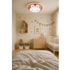 Lampa LED sufitowa plafon do pokoju dziecięcego ściemniana LUMELA + pilot króliczek