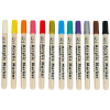 Markery akrylowe do tkanin kamieni pisaki flamastry mazaki wodoodporne DIY 12 szt.