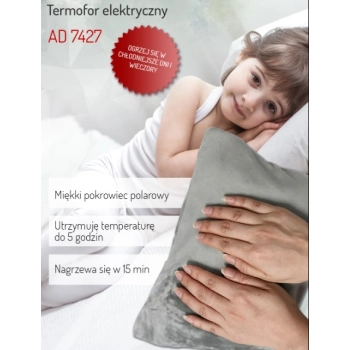 Termofor elektryczny poduszka rozgrzewająca ogrzewacz Adler AD 7427