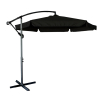 Parasol ogrodowy duży składany z wysięgnikiem 290cm czarny