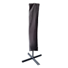Parasol ogrodowy duży składany z wysięgnikiem 290cm czarny