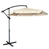 Parasol ogrodowy duży składany z wysięgnikiem 290cm beżowy