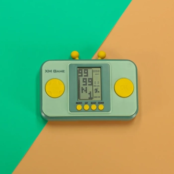 Gra elektroniczna zręcznościowa konsola przenośna zielony