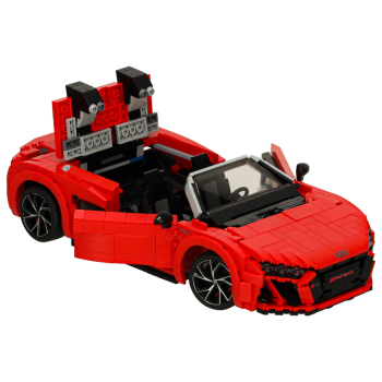 Samochód Rastar 93800 AUDI R8 Spyder 1:14 klocki 1440 el.