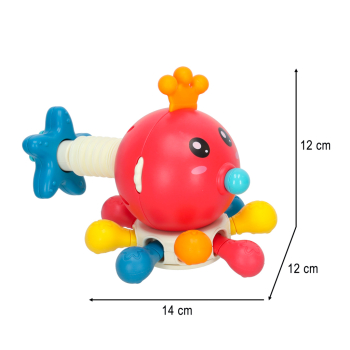 Zabawka sensoryczna gryzak dla niemowląt ośmiornica Bibi-inn