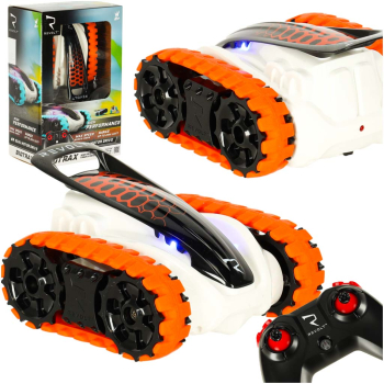 Samochód zdalnie sterowany pojazd gąsiennicowy RC REVOLT TG1006 High-Performance Track Racer 2.4GHz LED Off-Road Zasięg do 40m czerwony