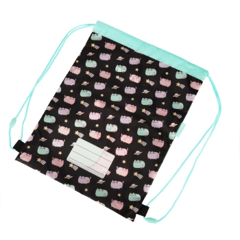 Plecak worek na buty wf Pusheen czarny