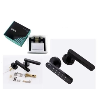Zamek elektroniczny do drzwi klamka na kod odcisk palca bluetooth