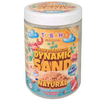 TUBAN Piasek dynamiczny 1kg naturalny