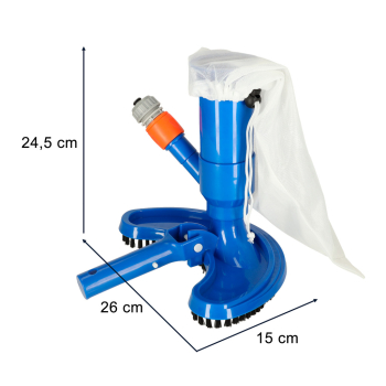 Odkurzacz do basenu czyszczenie dna oczek wodnych zestaw z wielorazowym workiem