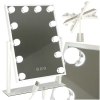 Lusterko do makijażu kosmetyczne podświetlane 12 LED Hollywood z 12 żarówkami USB 30 x 40 cm
