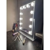 Lusterko do makijażu kosmetyczne podświetlane 12 LED Hollywood z 12 żarówkami USB 30 x 40 cm