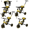 Rowerek trójkołowy TRIKE FIX V4 rower spacerówka rowerek biegowy 6w1 czarny