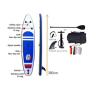 SUP Deska pompowana z akcesoriami Paddleboard 380cm 160kg