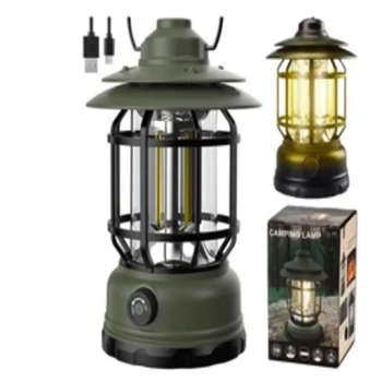 Lampa ogrodowa kempingowa na biwak piknik akumulatorowa USB