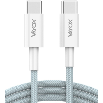 Kabel USB-C dwie końcówki USB-C 65W 3A 1m premium