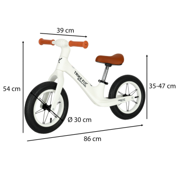 Rowerek biegowy Trike Fix Balance PRO biały
