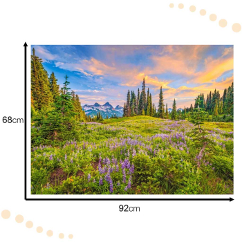 CASTORLAND Puzzle układanka 2000 elementów Blossoms of Morning - Krajobraz 92x68cm