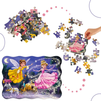 CASTORLAND Puzzle układanka 30 elementów Cinderella - Kopciuszek 4+