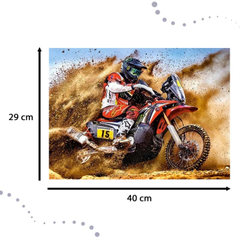 CASTORLAND Puzzle układanka 300 elementów Dirt Bike Power - Motocyklista 8+