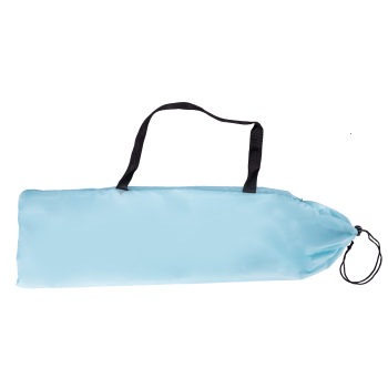 Leżak ogrodowy składany niebieski + torba