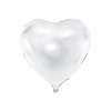 Balon foliowy Serce białe 45cm