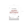Balon foliowy dekoracja urodzinowa Happy Birthday różowe złoto 340cm x 35cm