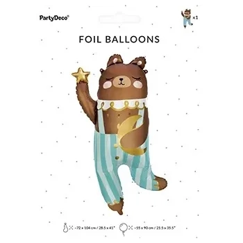 Balon foliowy Miś 55cm x 90cm