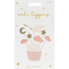 Dekoracje do muffinek babeczek - Bocian 11cm-12cm 7 sztuk