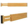 Organizer do szuflady bambusowy separator regulowany na sztućce narzedzia 43cm 1 sztuka