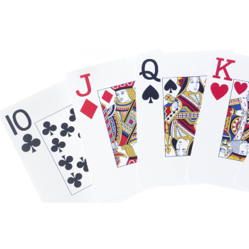 MUDUKO Trefl karty do gry Poker 100% plastik 55szt.