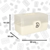 Pojemnik na leki organizer pudełko apteczka 29 x 16 x 15 cm