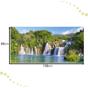 CASTORLAND Puzzle układanka 4000 elementów Krka Waterfalls, Croatia - Wodospady Krka 139x68cm