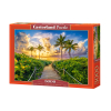 CASTORLAND Puzzle układanka 3000 elementów Colorful Sunrise in Miami, USA - Wschód Słońca w Miami 92x68cm