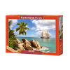 CASTORLAND Puzzle układanka 1500 elementów Sailing in Paradise - Żeglowanie w raju 68x47cm