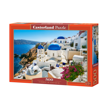 CASTORLAND Puzzle układanka 500 elementów Summer in Santorini - Lato na Santorini 9+