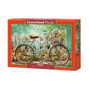 CASTORLAND Puzzle układanka 500 elementów Beautiful Ride - Przejażdżka rowerem 9+