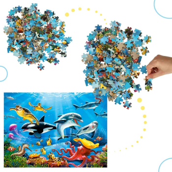 CASTORLAND Puzzle układanka 200 elementów Tropical Underwater World - Tropikalny Podwodny Świat 7+